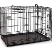 Ulu Pazarlama Metal Kedi ve Köpek Kafesi, 77X47X55 cm