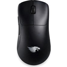 Gameagle 3 Modlu Siyah Gaming Mouse 2.4g + Bluetooth + Kablolu Bağlantı 63G Ultra Hafif 12800 Dpı 1000Hz Ergonomik Makrolu