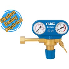 PremiumPort Yıldız 5301S Oksijen Basınç Düşürücü Saat, Güçlü ve Güvenilir Performans