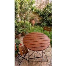 Bayarsan Kamp Balkon Bahçe Mutfak Katlanır Yuvarlak Set