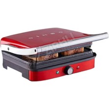 2 Adet Sinbo SSM-2571 Tost Makinesi Kırmızı