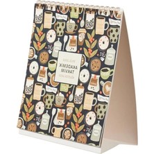 Ulu Pazarlama Akademik Masa Takvimi - Kahve Renk, 17.5X20 cm