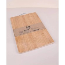 Just Cheap Store Bambu Metal Saplı Ekmek Kesme TAHTASI22X32