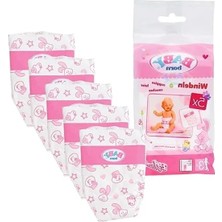 Ulu Pazarlama 5 Adet Oyuncak Bebek Bezi Seti – Aksesuar Paketi