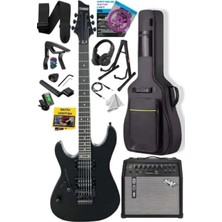 Ulu Pazarlama Profesyonel Elektro Gitar Seti - 50 Watt Bluetooth Amfi ile