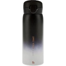 Ulu Pazarlama Yüksek Kapasiteli Sızdırmaz Termos - 500 Ml, Siyah