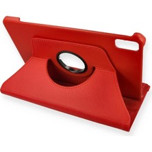 Ulu Pazarlama Huawei Matepad 10.4 Kılıf 360 Tablet Deri Kılıf - Kırmızı
