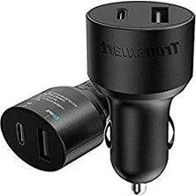 Ulu Pazarlama 42W USB Pd Araç Şarj Cihazı - Hızlı Şarj Özelliği