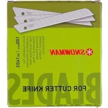 Ulu Pazarlama Pratik Kullanım Için Yedek Maket Bıçağı Ucu (1403/100)