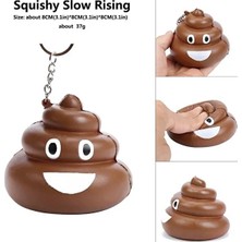 Meyra Accessories Sevimli Poo Sukuşi Kahverengi Yumuşacık Oyuncak