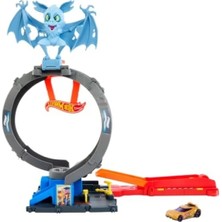 Ulu Pazarlama Dinamik Lastik Döngü Saldırı Oyun Seti ve 1:64 Ölçekli Araba