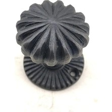 Ulu Pazarlama Antika Tarz Dekoratif Pirinç Açarlı Kapı Babası - 50MM, Oksit