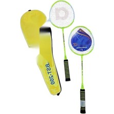 Ulu Pazarlama Sarı Renkli Badminton Raket Seti