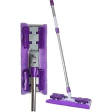 Ulu Pazarlama Sihirli Teleskopik Saplı Temizlik Mopu ve Yedek Bez
