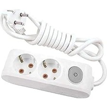 Ulu Pazarlama Ikili Kablolu Priz Anahtarı - 1 Metre Kablo, Dayanıklı Tasarım