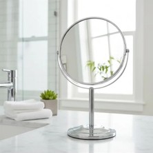 Ulu Pazarlama Çift Taraflı Büyüteçli Makyaj ve Tıraş Aynası (16 Cm)