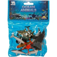 Gültekin 0704 Okyanus Hayvanları Poşetli Hayvan Oyun Seti