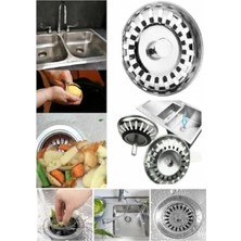 Ulu Pazarlama Paslanmaz Çelik Sifon Süzgeci - 8 cm