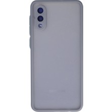 Ulu Pazarlama Samsung Galaxy A02 Kılıf Montreal Silikon Kapak - Gri