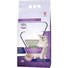 Ulu Pazarlama Doğal Topaklanan Ince Taneli Lavanta Kokulu Kedi Kumu 10 Lt