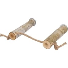 Ulu Pazarlama Doğal Ağaç Kuş Tüneği - Ayarlanabilir Boy (17 Cm)