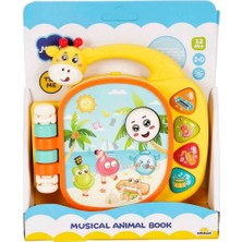 Minibo Sesli ve Işıklı Zürafa Figürlü Müzik Kitabı S02005221