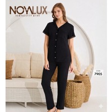 Kont Noyalux 7905 Kadın Önden Dügmeli Pijama Takımı