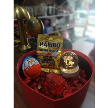 Blc Boutique Sevgiliye Hediye Kalp Kutu Set Işıklı Küre