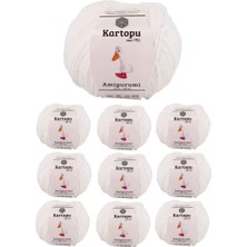 Just Cheap Store 10 Adet Amigurumi El Örgü Ipi 50GR 010