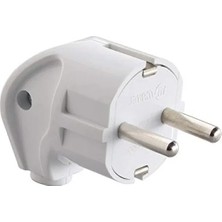 Ulu Pazarlama Kordonsuz Kullanım Için Aksesuar L Fiş, 250 V, Beyaz