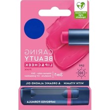 Ulu Pazarlama Pembe Renkli Dudak Bakım Kremi, 4,8g - 24 Saat Nemlendirme, E Vitamini, Shea Yağı