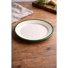 Ulu Pazarlama Emaye Servis Tabağı Seti, 25 Cm, 4'lü