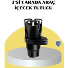 Midas Toptan Home Araç Ikili Bardak Tutucu Ayarlanabilir Genişlik 360° Döner Sistem