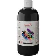 Ulu Pazarlama Siyah Akrilik Boya - 500GR