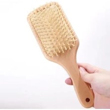 Ulu Pazarlama Bambu Uçlu Ahşap Saç Fırçası - Antistatik Özellik