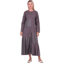 Invee Patch Elbise 7157  Antrasit