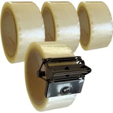 Ulu Pazarlama 4 Adet Koli Bandı ve Bant Kesici Seti - Taşınma ve Paketleme