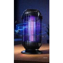 Abnturk Masaüstü Elektroşoklu Sivrisinek Yokedici, Şarjlı Dijital Göstergeli Mor Işıklı Sineksavar