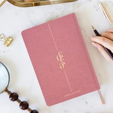 Ulu Pazarlama Pembe Keten Haftalık Ajanda - 2026 A5 Boyutunda