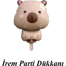 İrem Parti Dükkanı Karamel, Kahve Capybara Folyo Balon 71X48 cm