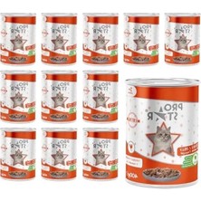 Ulu Pazarlama Tavuklu ve Jöleli Yaş Mama - 400 gr x 12 Adet