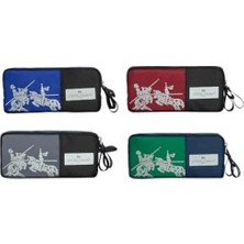 Ulu Pazarlama Çift Gözlü Su Geçirmez Kalem Çantası - Çok Renkli, Polyester