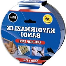 Ulu Pazarlama Kaydırmaz Bant 50MM x 15M, Siyah, Suya Dayanıklı