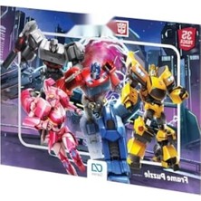 Ulu Pazarlama Transformers Temalı 35 Parça Çocuk Puzzle - 34X24 cm