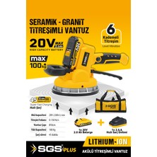 PremiumPort 20V Akülü Titreşimli Vantuz Seramik ve Mermer Döşeme Makinesi