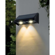 Ack AG60-05801 IP65 3000K Günışığı Solar LED Bahçe Duvar Apliği
