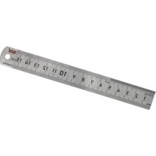 Ulu Pazarlama Çift Taraflı Çelik Cetvel, 150 mm