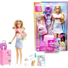 Ulu Pazarlama Seyahat Seti - Barbie Bebek ve Aksesuarları ile Macera