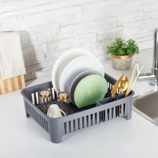 Ulu Pazarlama Portatif Bölmeli Bulaşıklık - Tezgah Üstü, Dayanıklı Abs Plastik