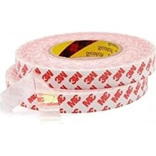 Ulu Pazarlama Şeffaf Ince Çift Taraflı Bant, 15 mm Genişlik, 5 Metre